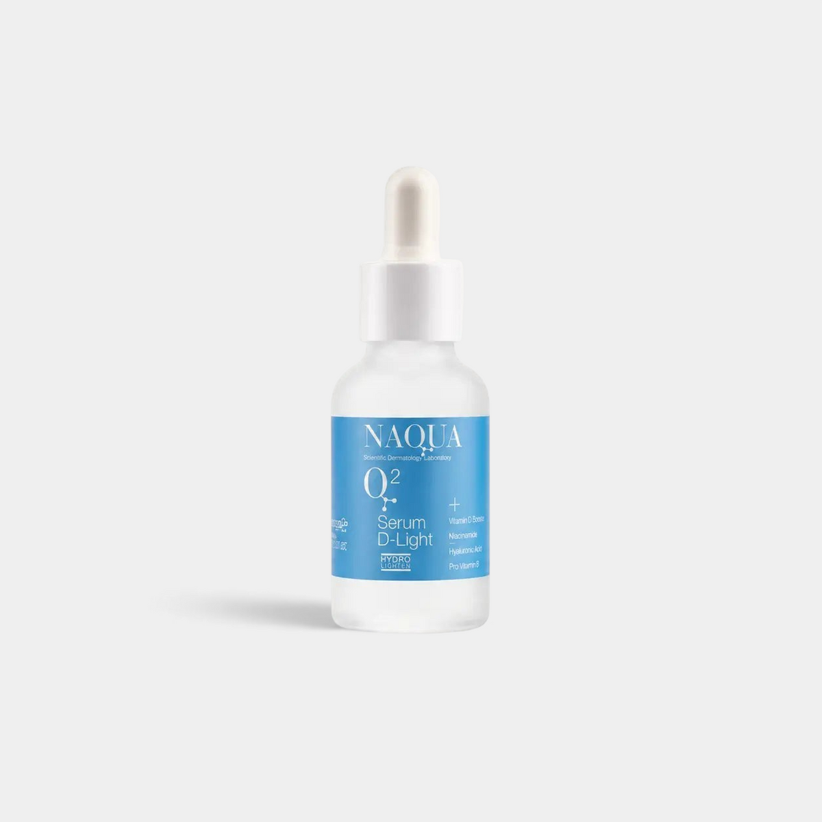 Sérum hidratante Naqua Q2 Serum D Light de Juan Carlos Lloreda con vitamina D, ácido hialurónico y niacinamida.