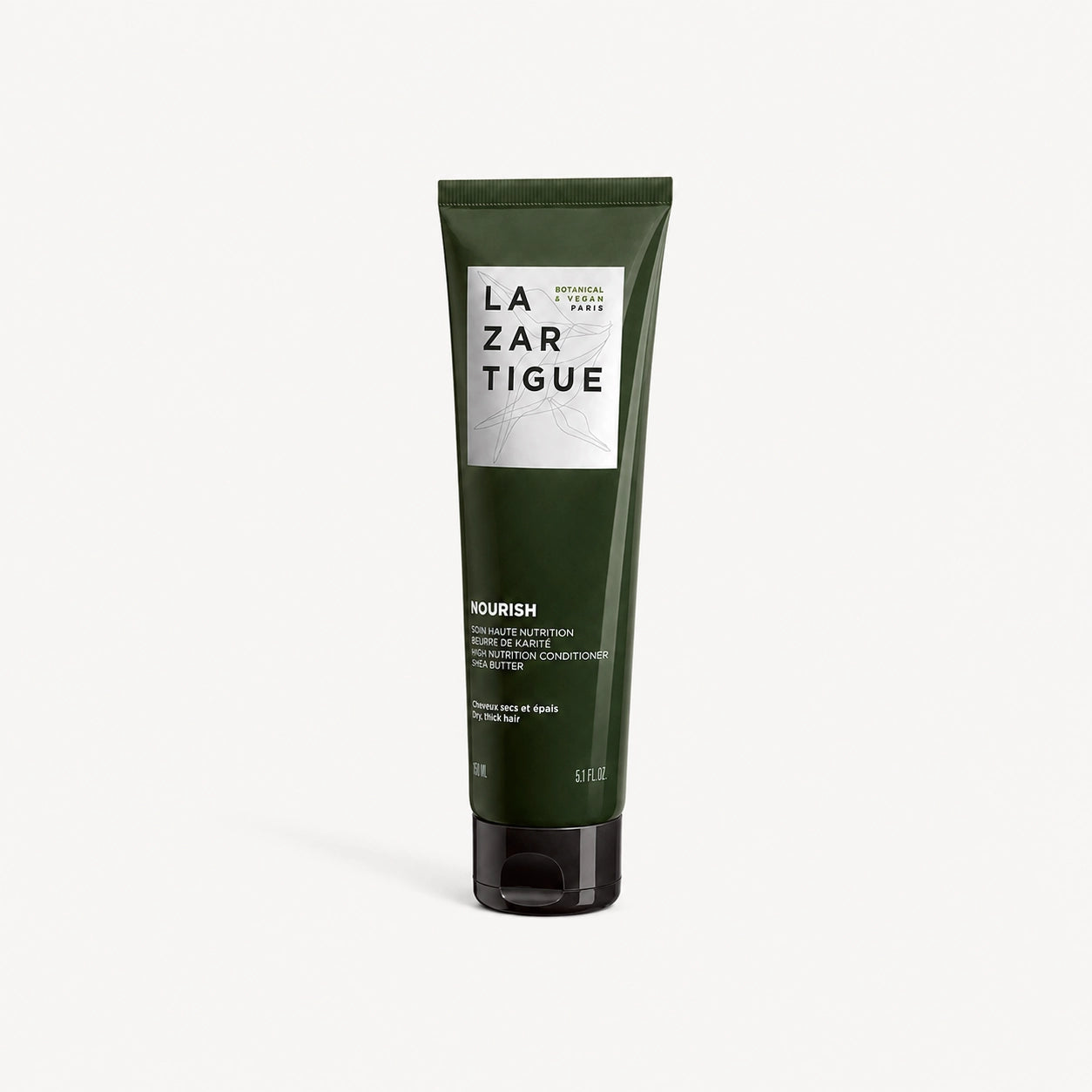 Lazartigue Nourish Conditioner detalle textura manteca karite cabello seco