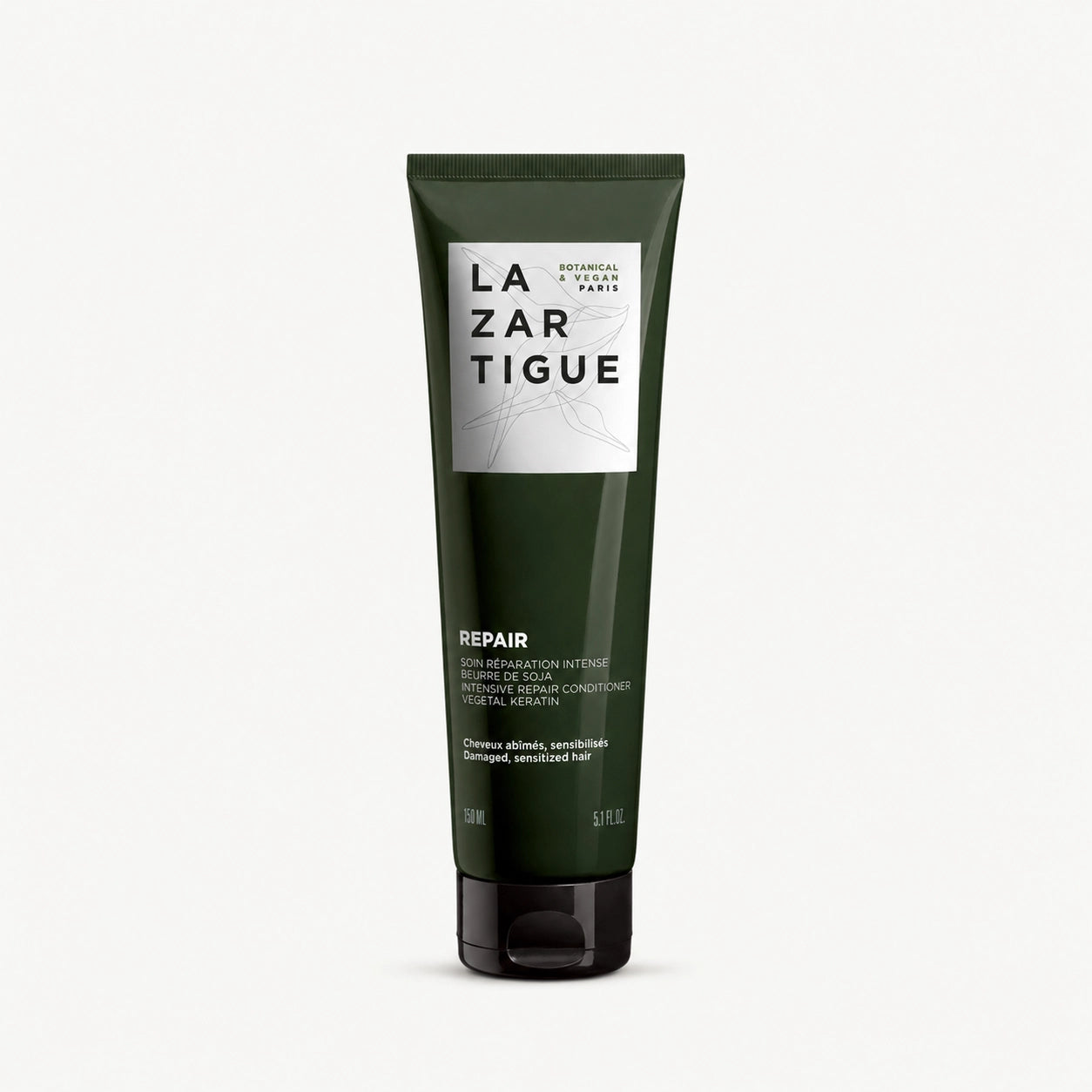 Lazartigue Repair Conditioner detalle textura keratine vegetal cabello danado