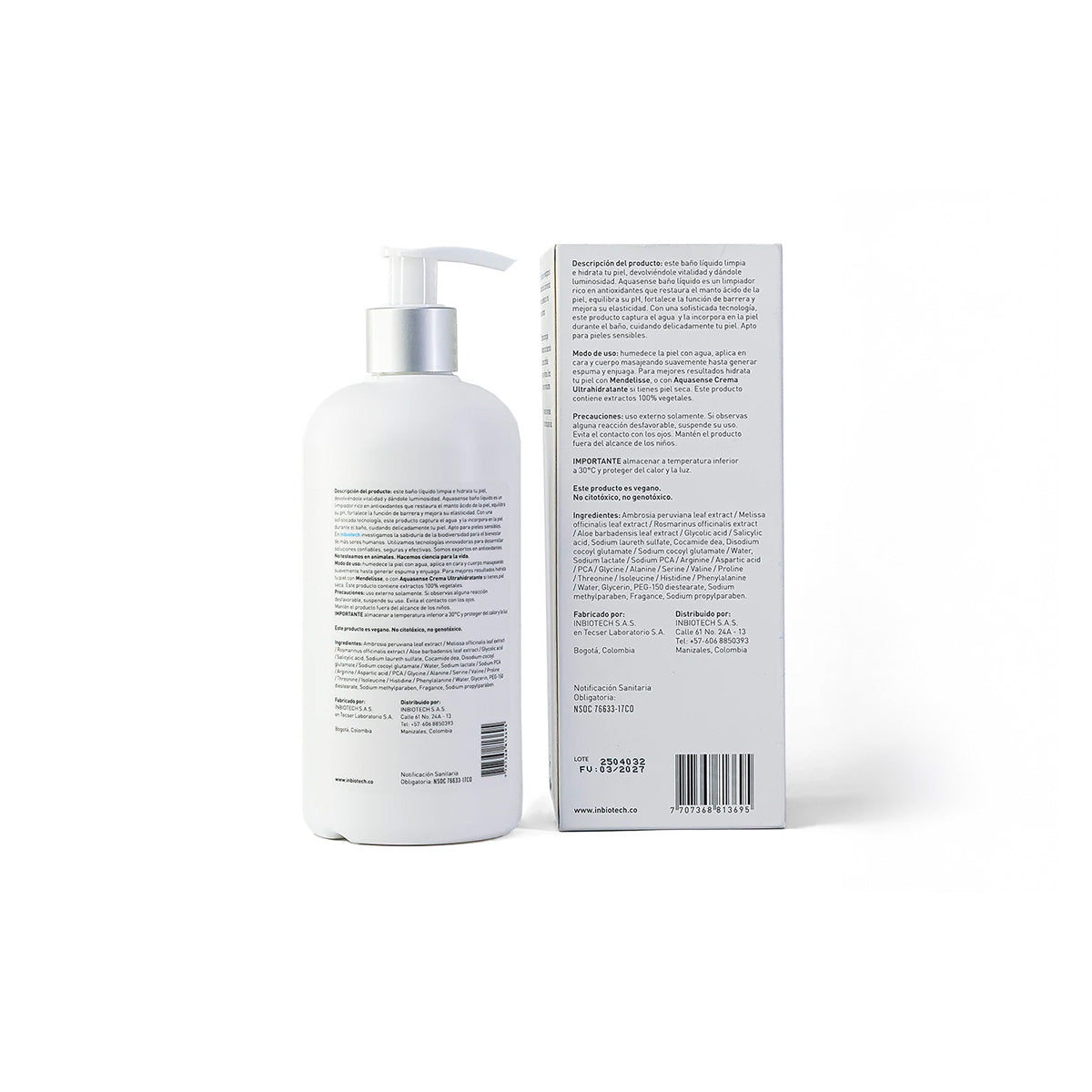 AQUASENSE - Jabón dermatológico